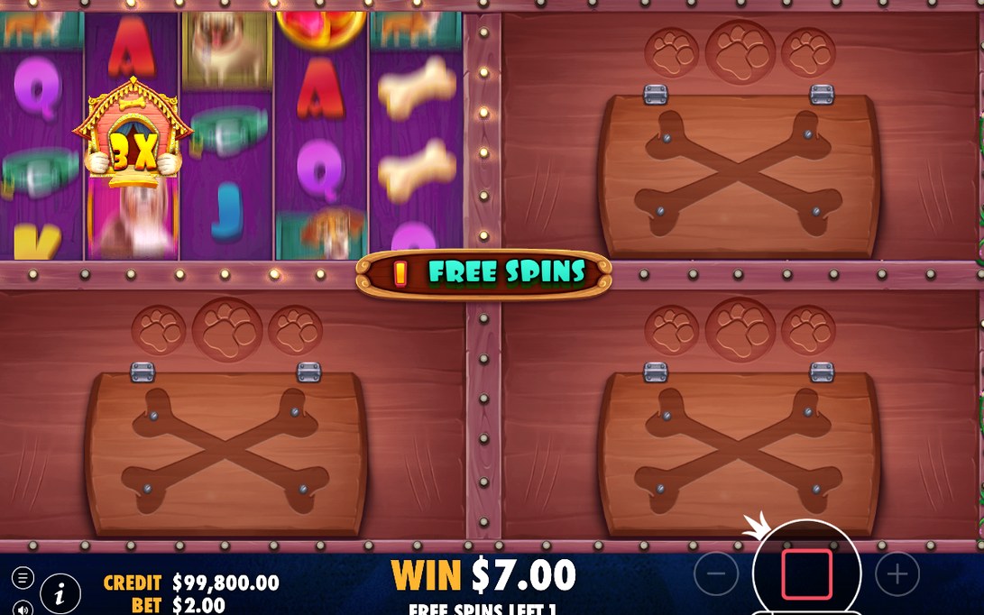 Free Spins-läget på de speciella rullarna